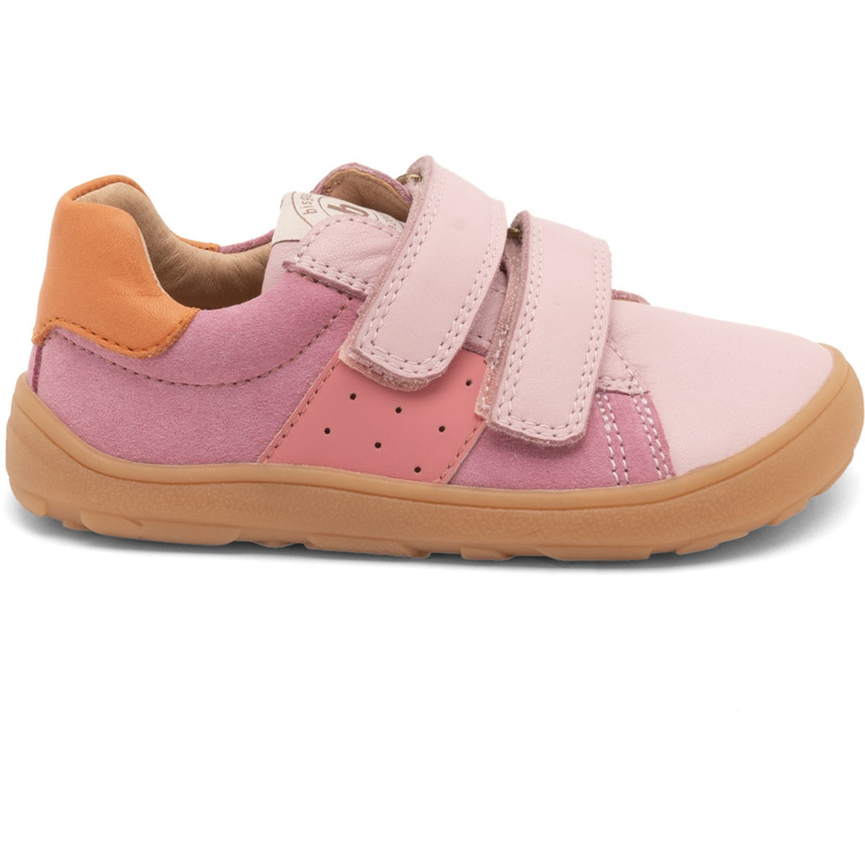 Bisgaard Pink Barefoot Ricco Kardborreband Skor