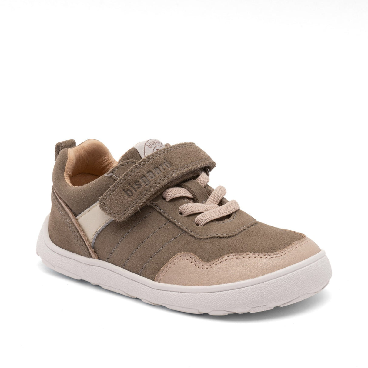 Bisgaard Khaki Barefoot Baloo Kardborreband Skor