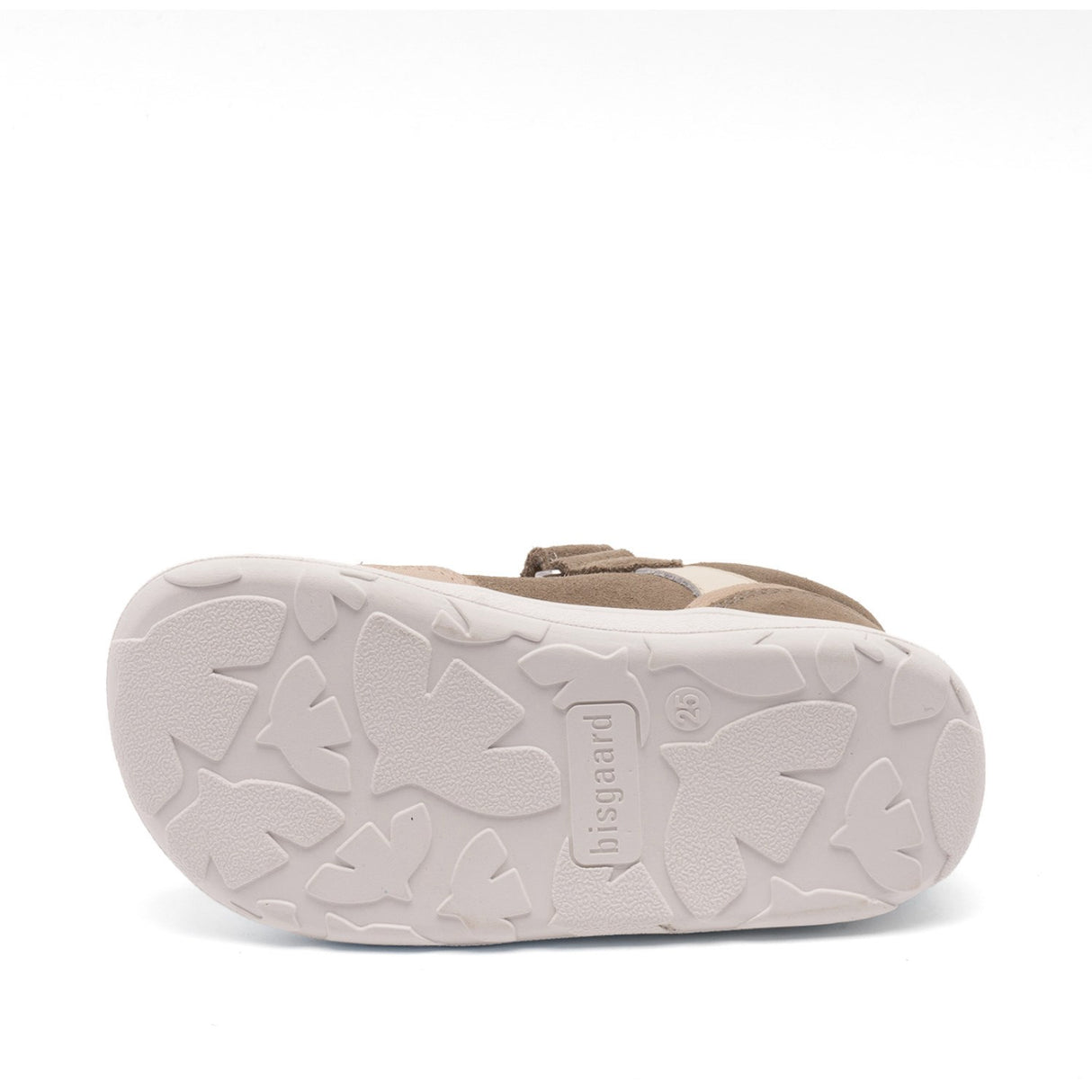 Bisgaard Khaki Barefoot Baloo Kardborreband Skor