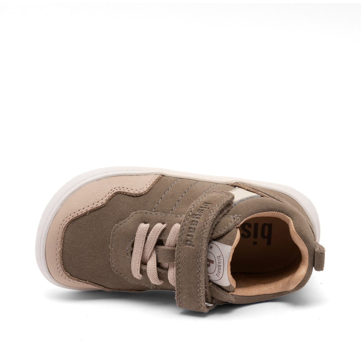 Bisgaard Khaki Barefoot Baloo Kardborreband Skor