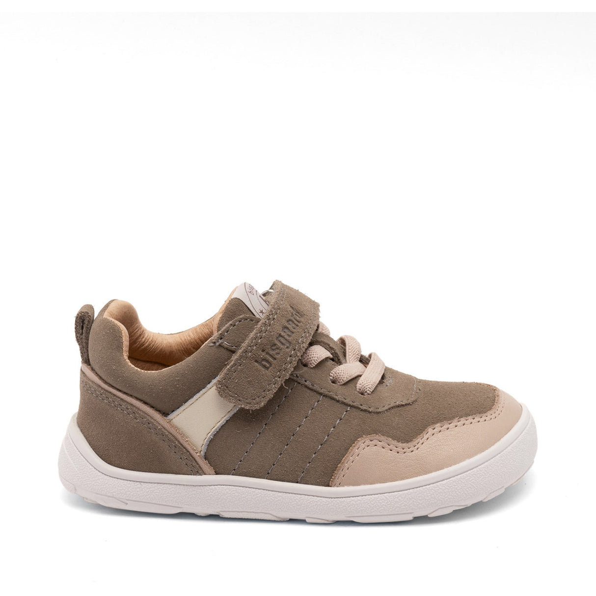 Bisgaard Khaki Barefoot Baloo Kardborreband Skor