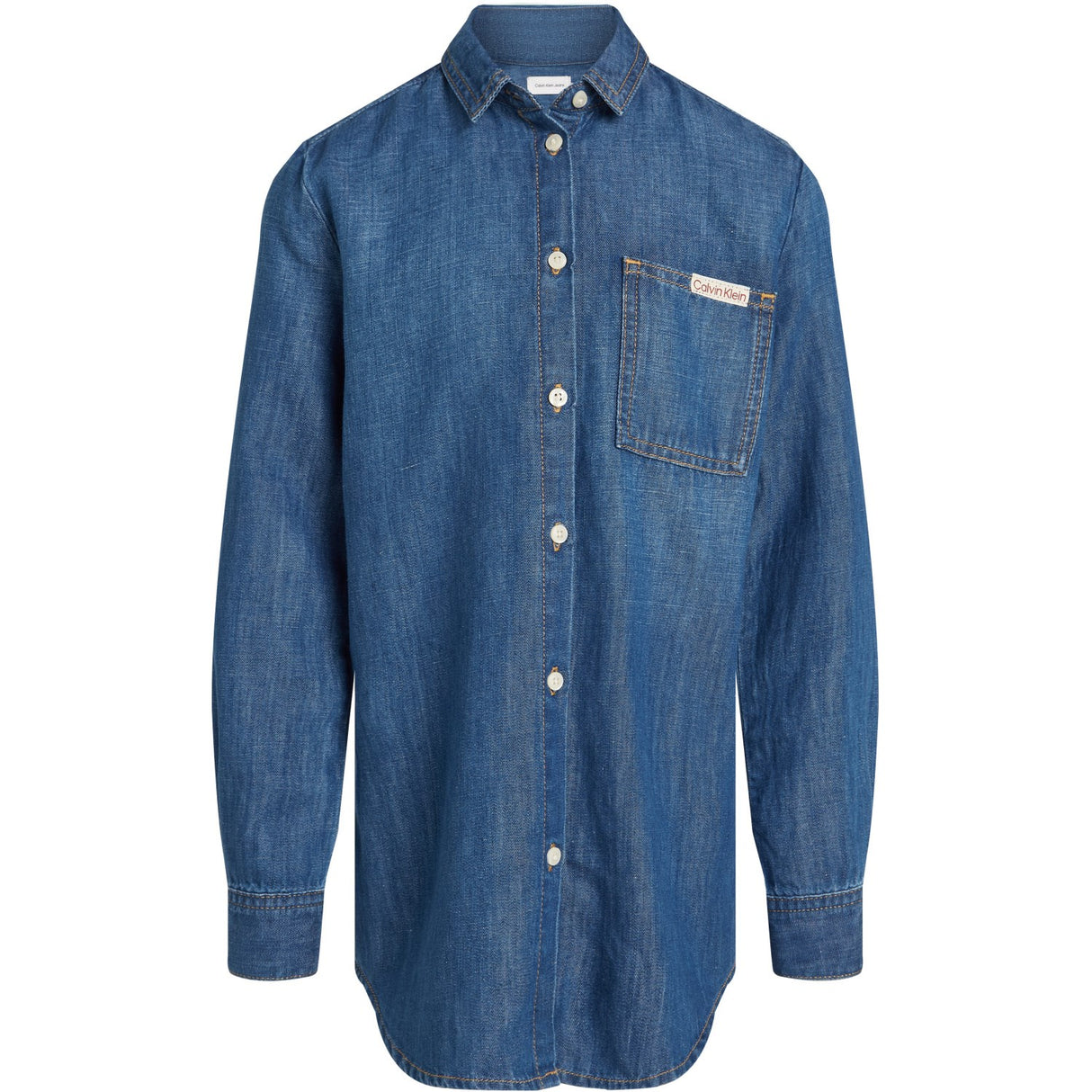 Calvin Klein Mid Serenity Denim Lw Mid Serenity Skjorta