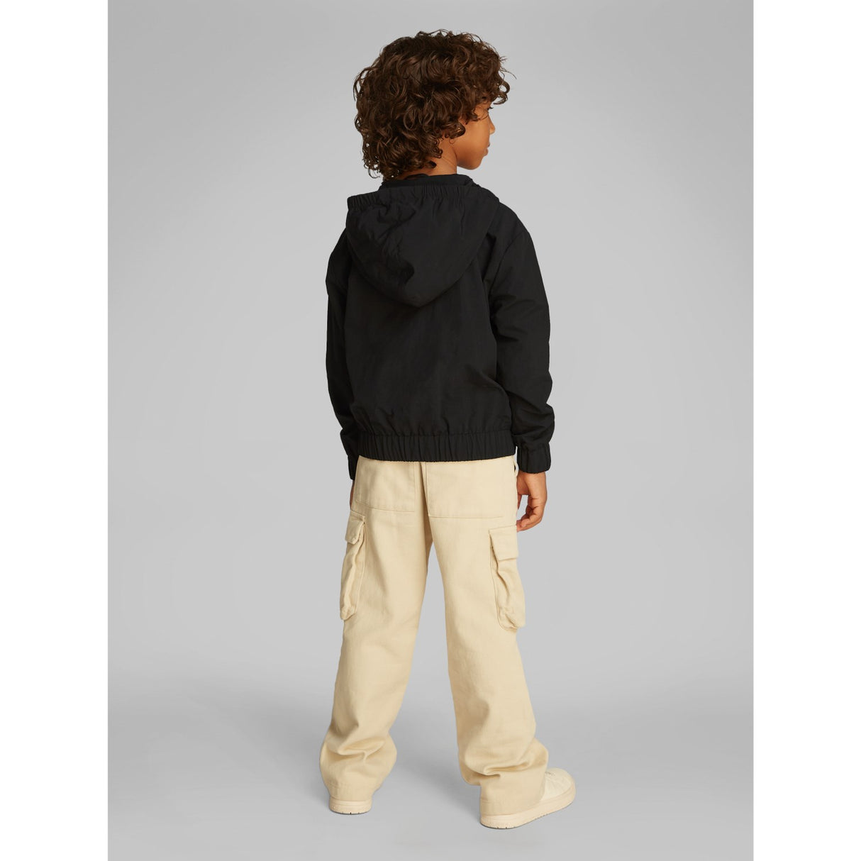 Calvin Klein Ck Black Essential Monologo Windbreaker Jacka