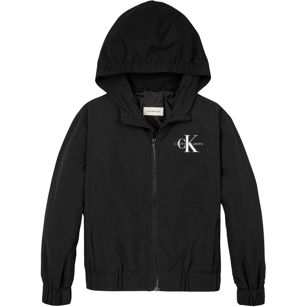 Calvin Klein Ck Black Essential Monologo Windbreaker Jacka