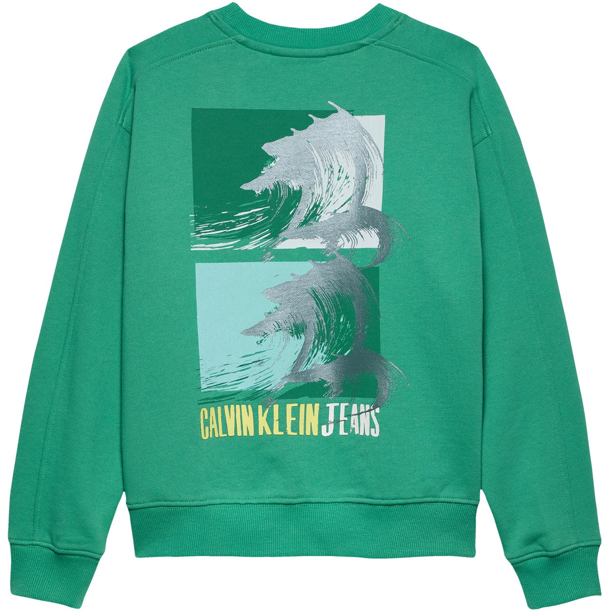 Calvin Klein Bahama Green Summer Backprint Cn Hoodies