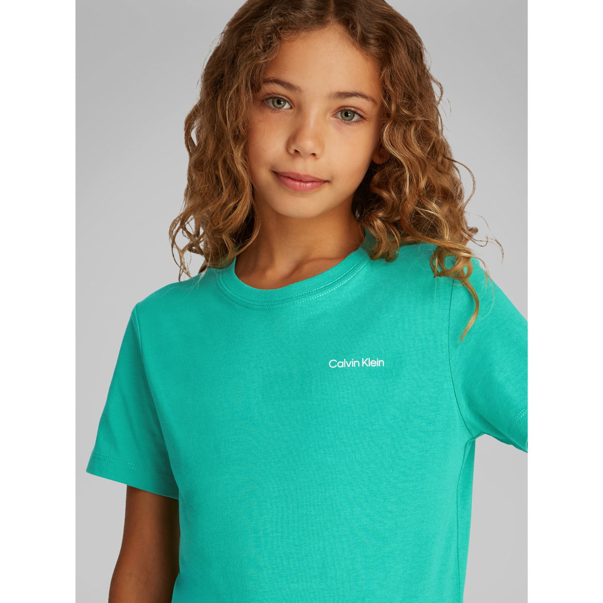 Calvin Klein Bahama Green Chest Inst.Logo Ss T-Skjorta