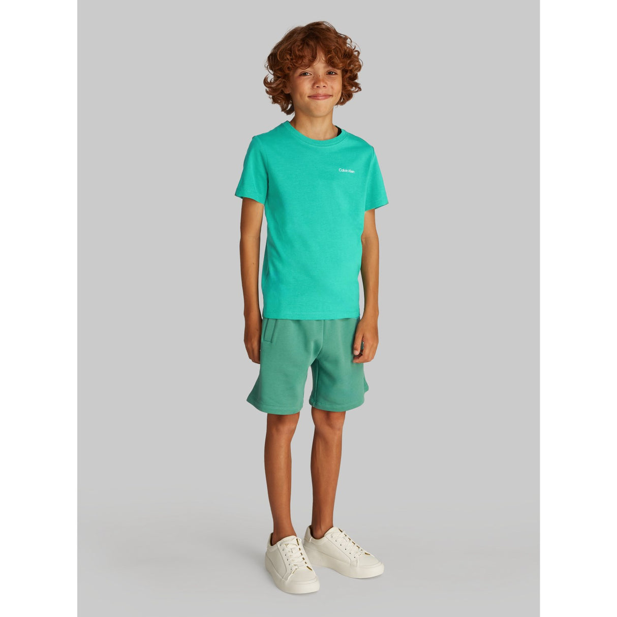 Calvin Klein Bahama Green Chest Inst.Logo Ss T-Skjorta