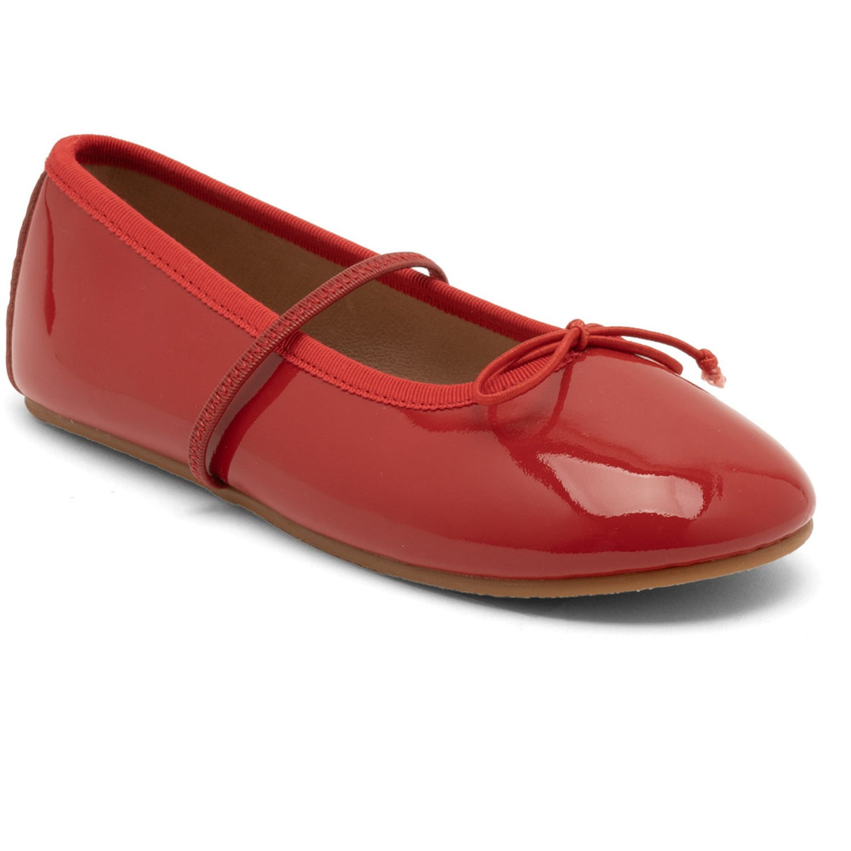 Bisgaard Red Patent Palma Ballerinaskor
