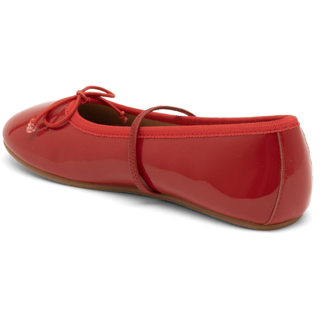 Bisgaard Red Patent Palma Ballerinaskor