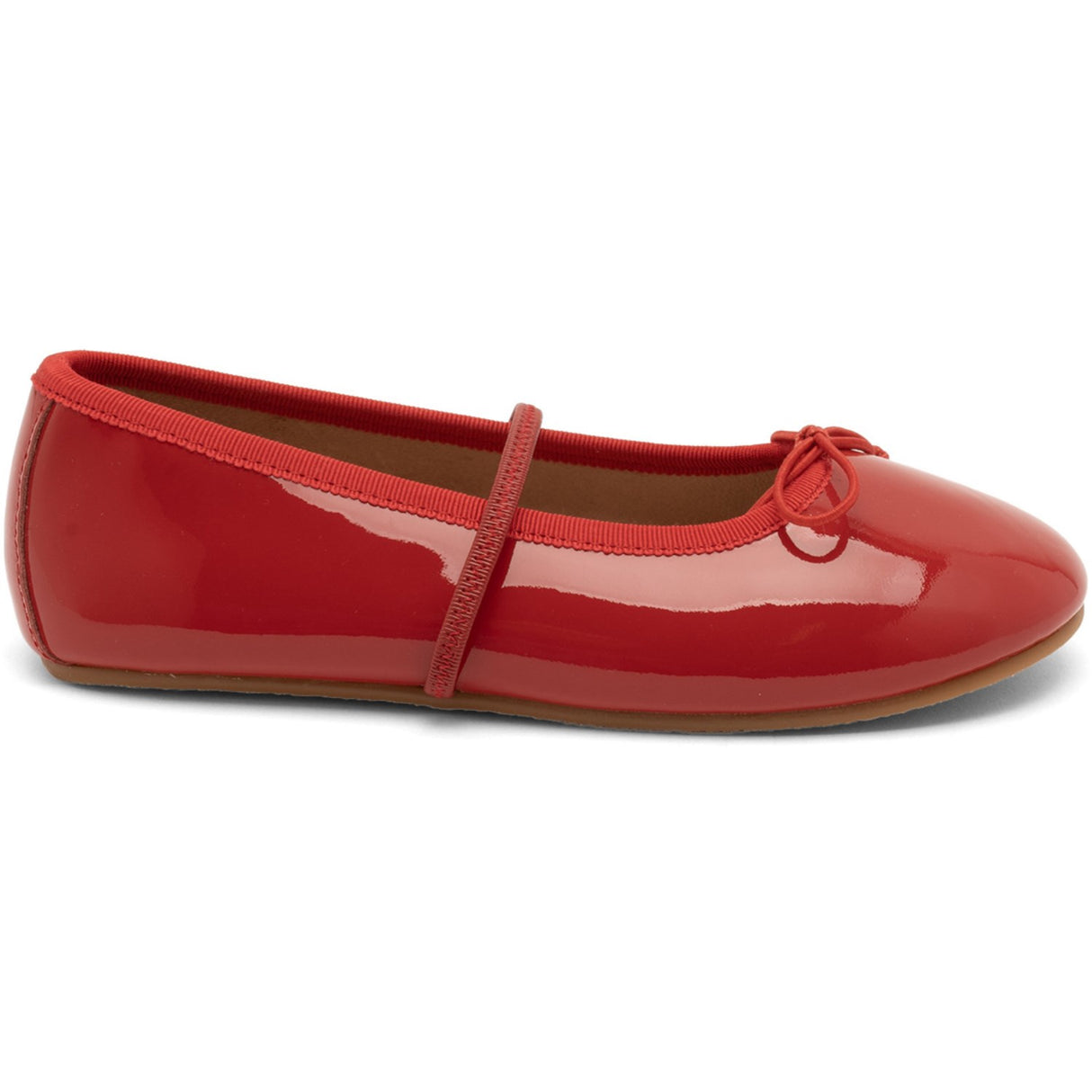 Bisgaard Red Patent Palma Ballerinaskor