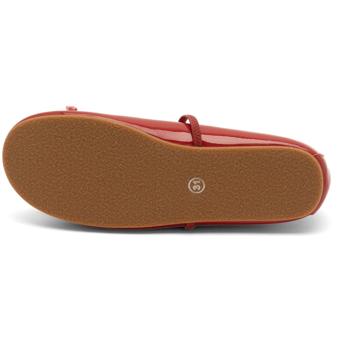 Bisgaard Red Patent Palma Ballerinaskor