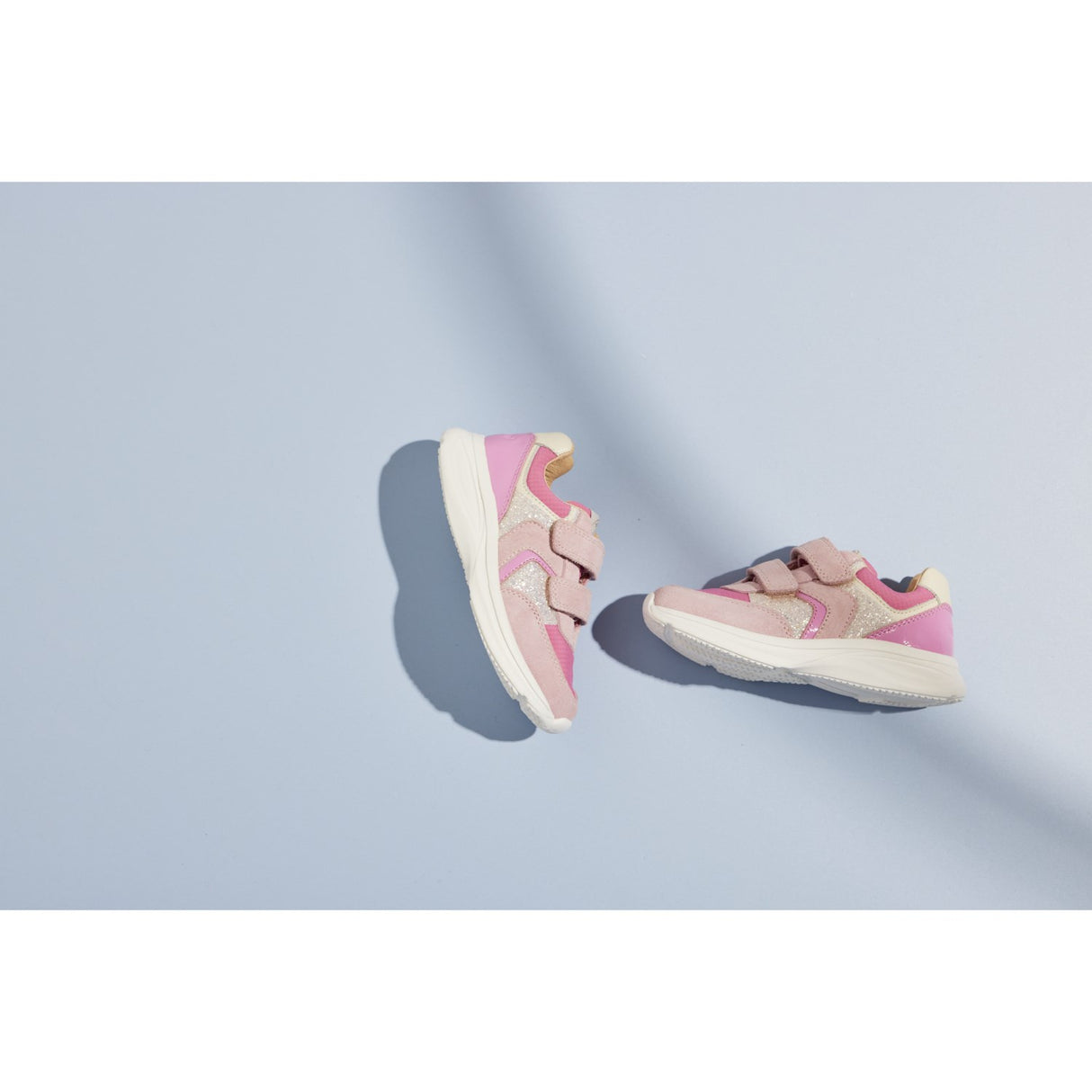 Bisgaard Blush Glitter Yuki Glitter Kardborreband Skor