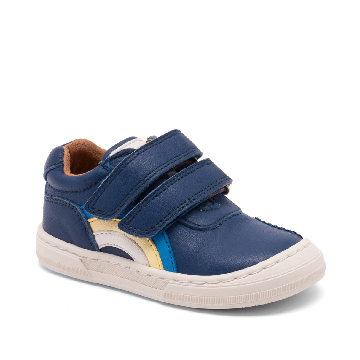 Bisgaard Deep Blue Rainbow Low Kardborreband Skor