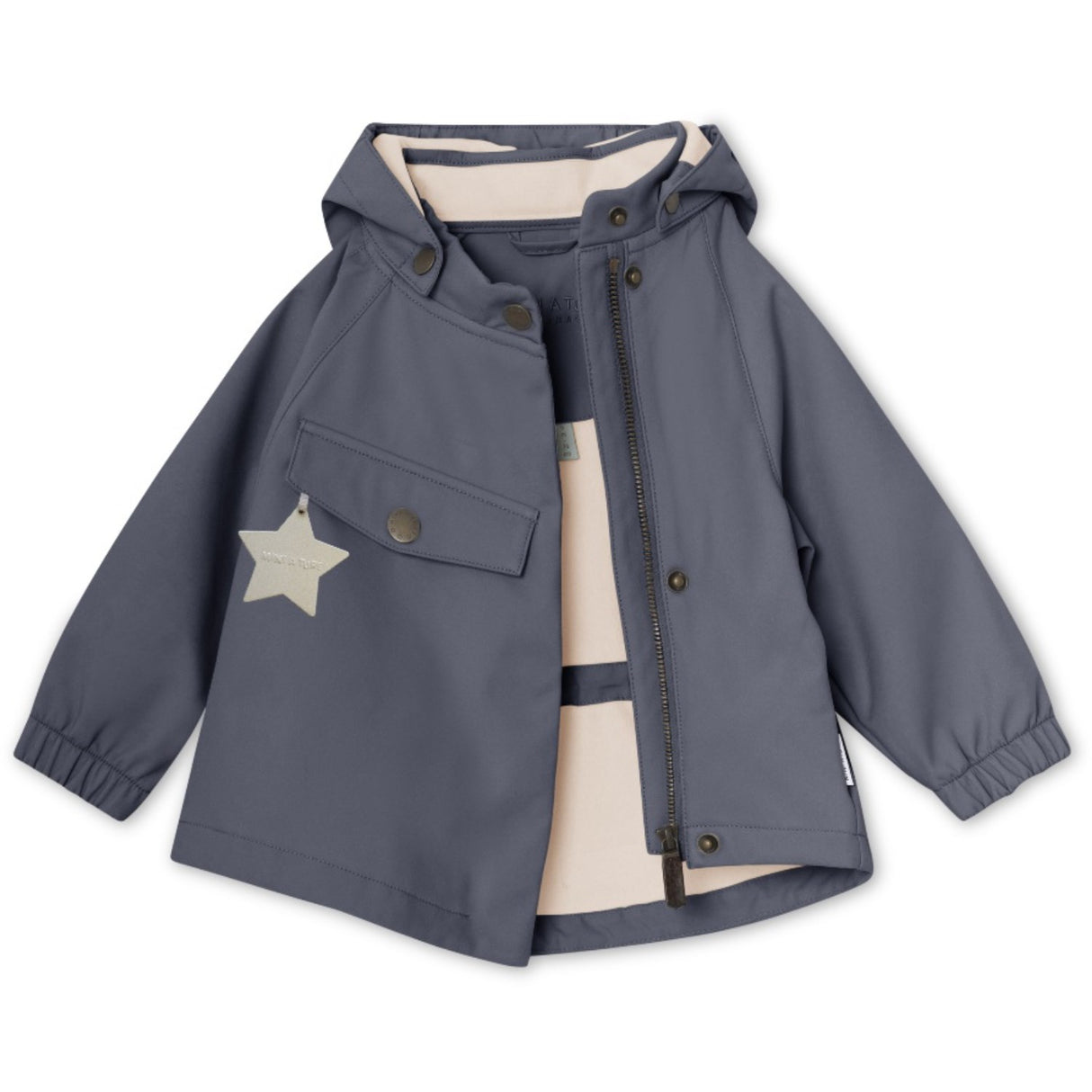 Mini A ture Ombre Blue Wai Spring Softshell Jacka. GRS