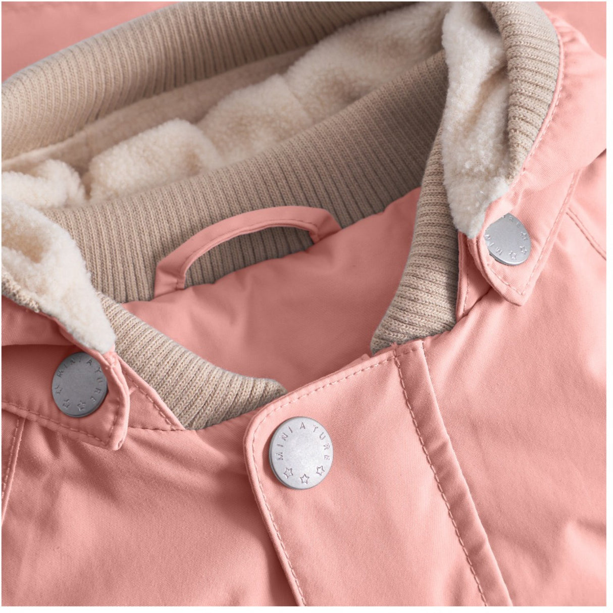 Mini A ture Rose Tan Wally Fleece Lined Spring Jacka. GRS
