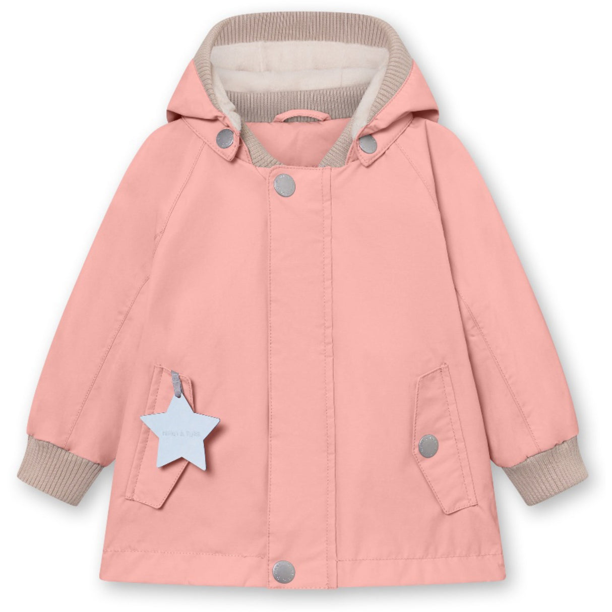 Mini A ture Rose Tan Wally Fleece Lined Spring Jacka. GRS