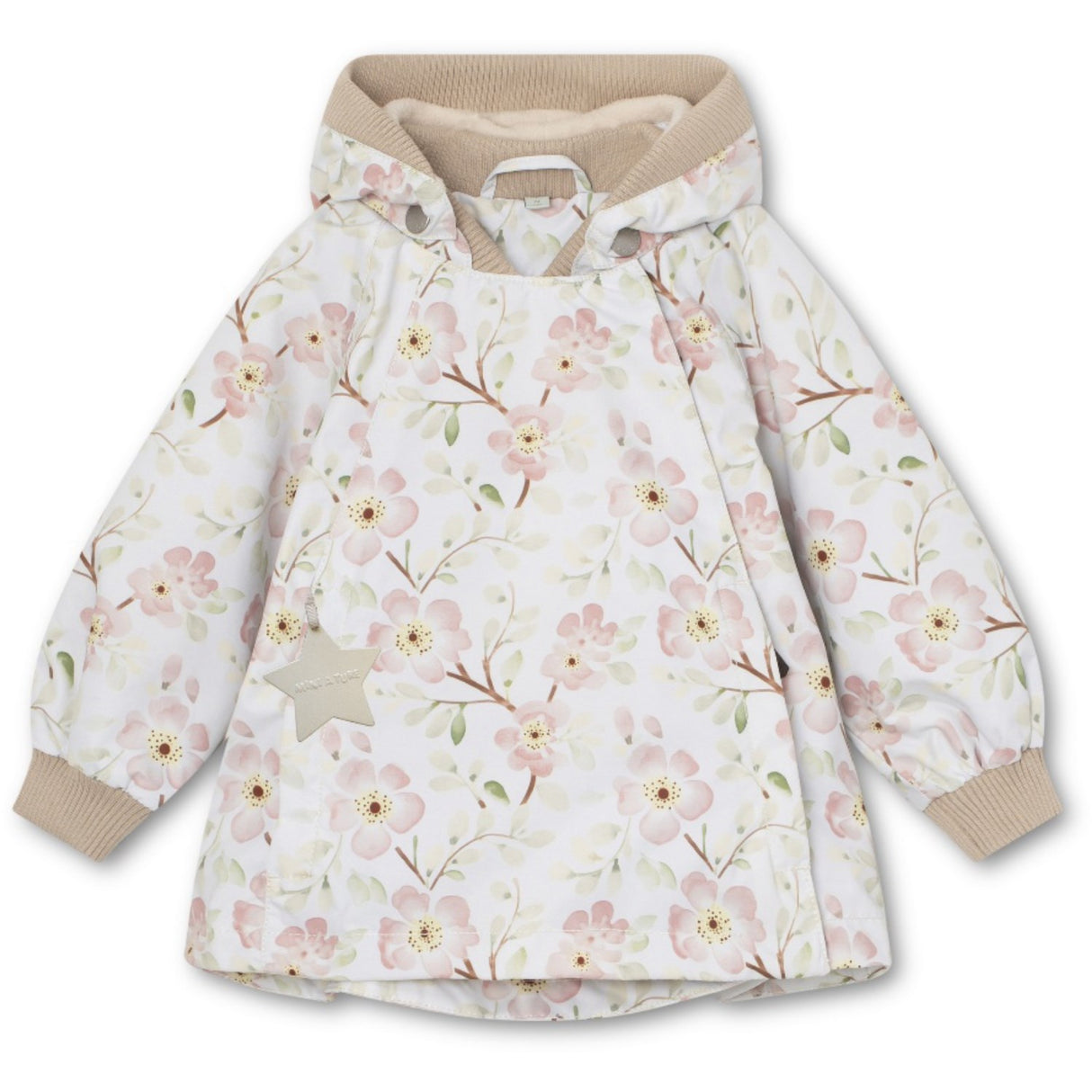 Mini A ture Sakura Spring Wiami Fleece Lined Printed Spring Jacka. GRS