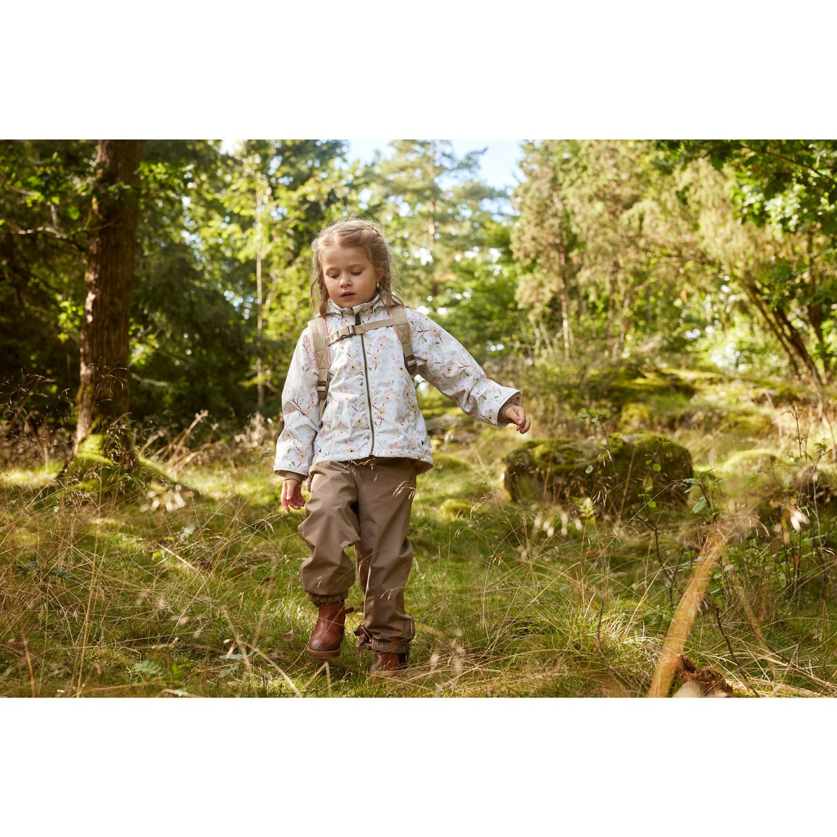 Mini A ture Sakura Spring Wiami Fleece Lined Printed Spring Jacka. GRS