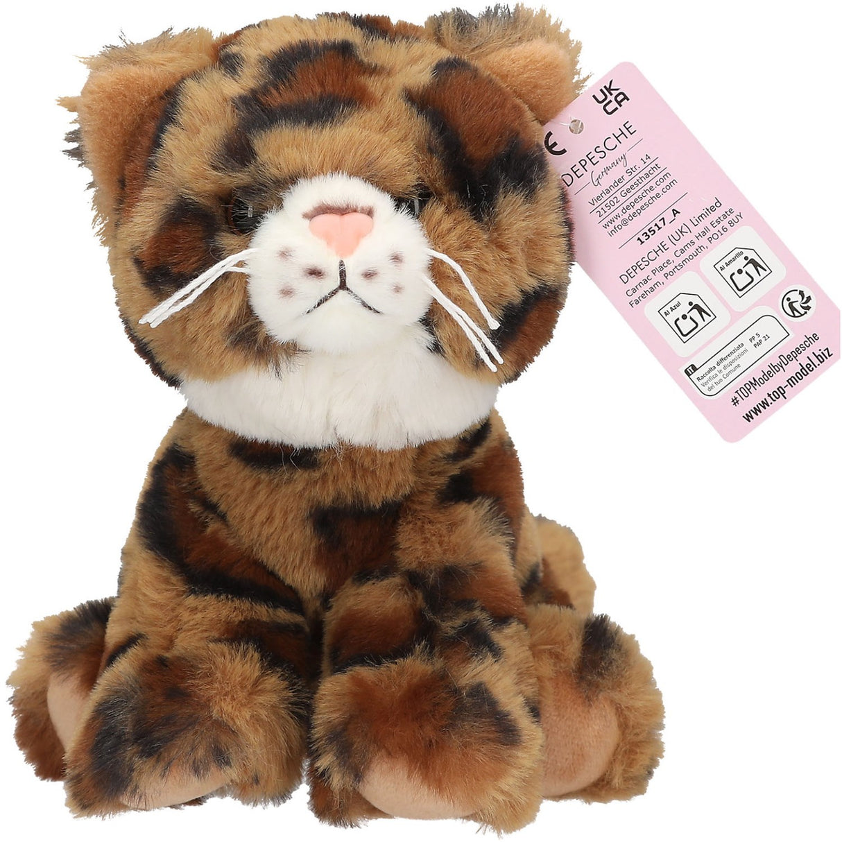 TOPModel Leo Plysch Katt 16 cm