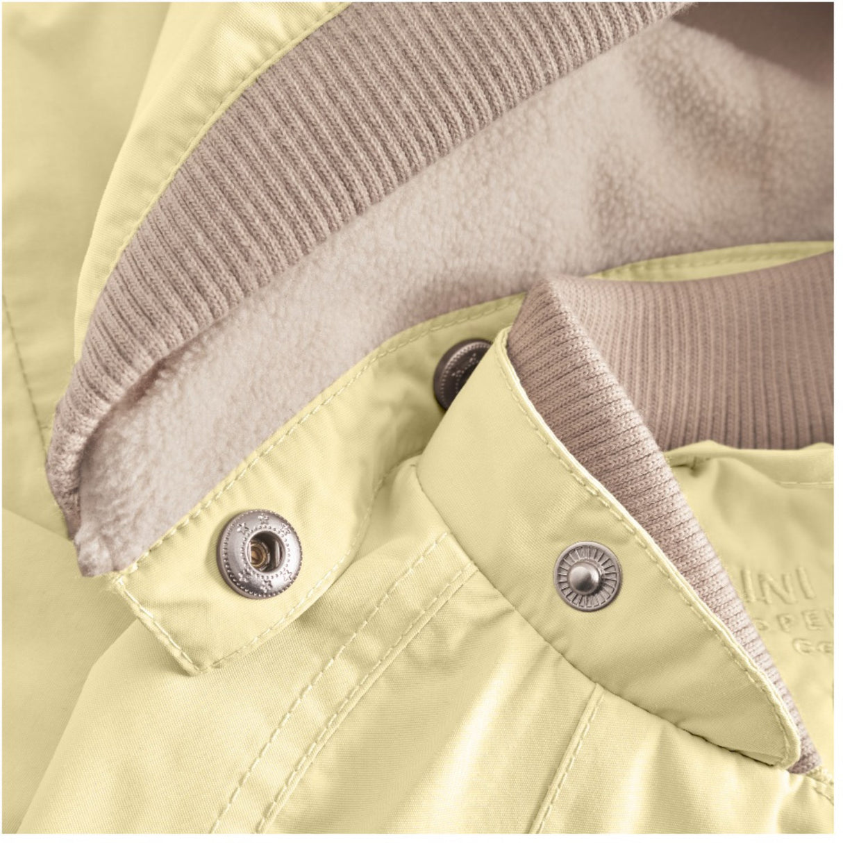 Mini A ture Dubbel Cream Wai Fleece Lined Spring Jacka. GRS