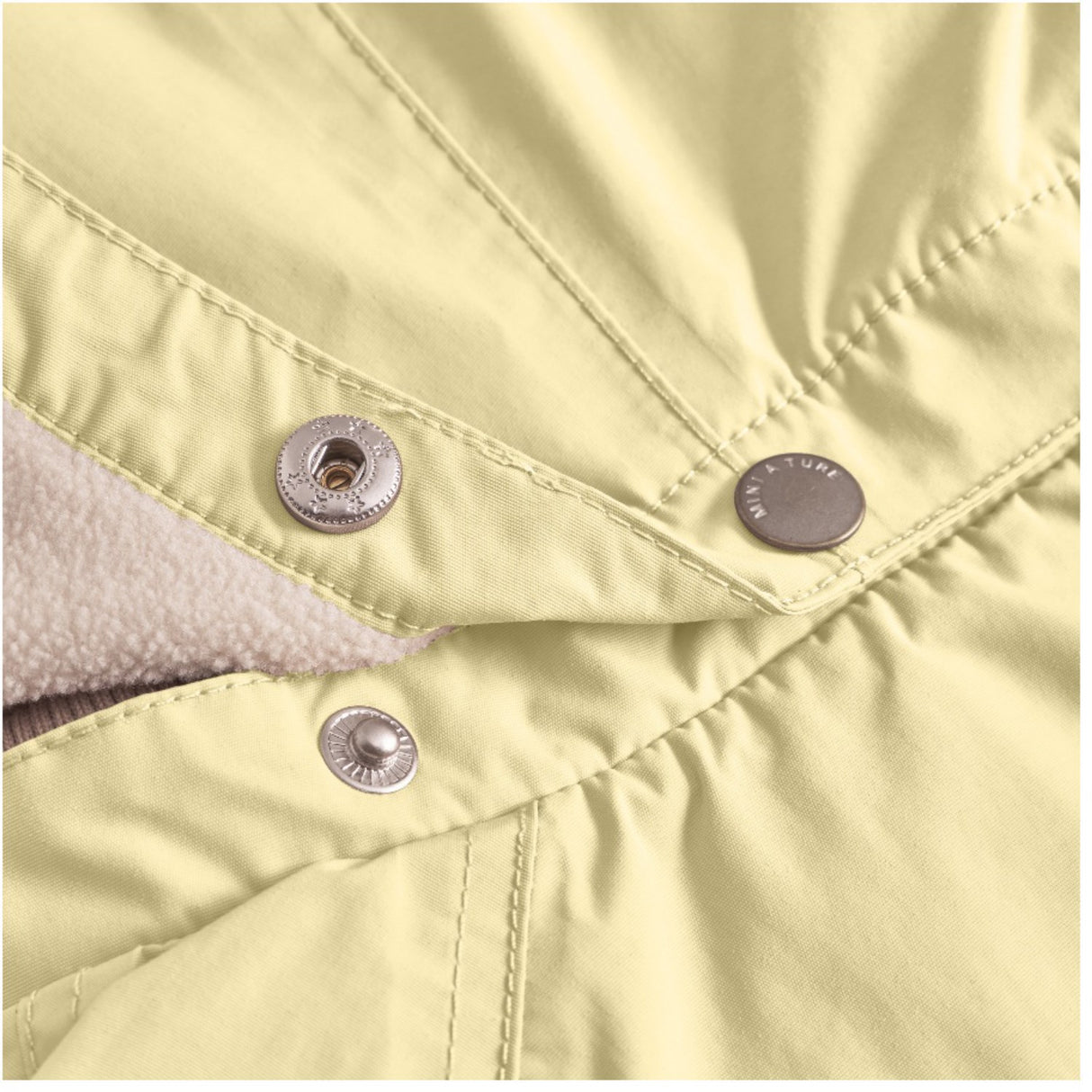Mini A ture Dubbel Cream Wai Fleece Lined Spring Jacka. GRS