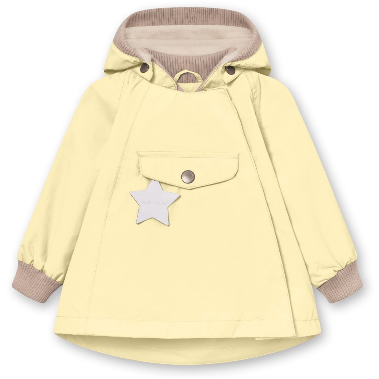 Mini A ture Dubbel Cream Wai Fleece Lined Spring Jacka. GRS