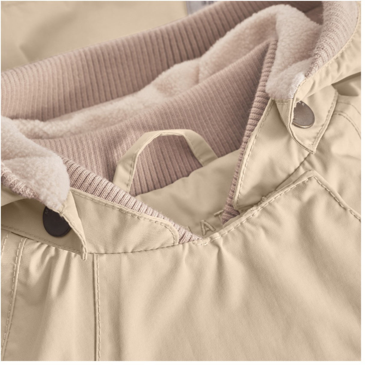 Mini A ture Sesame Wai Fleece Lined Spring Jacka. GRS