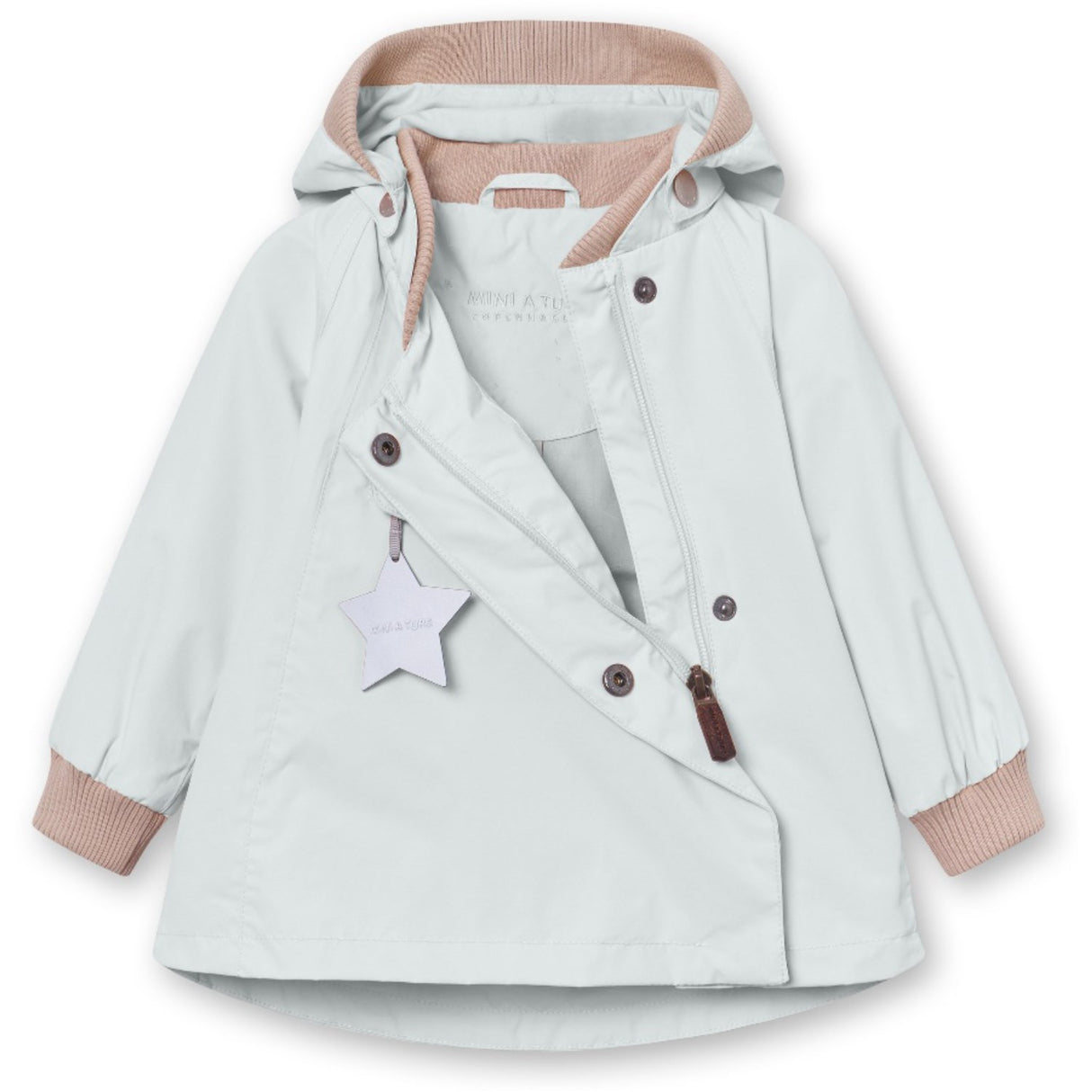 Mini A ture Blue Metal Wai Spring Jacka. GRS