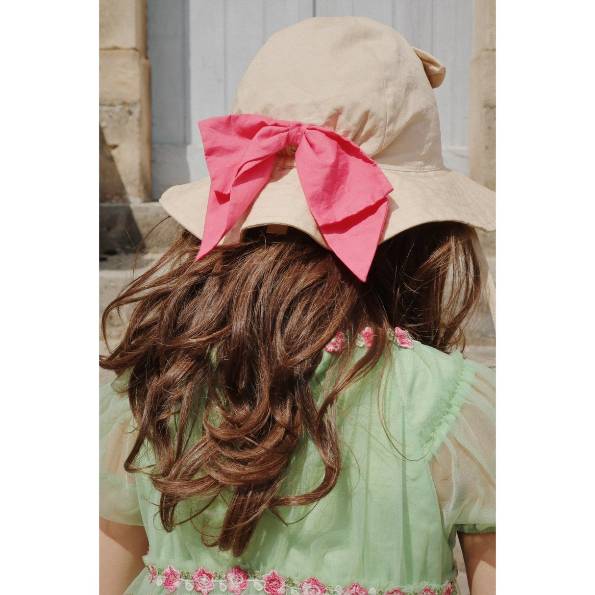 Konges Sløjd Creme Brulee Verbena Rosett Kitty Solhatt