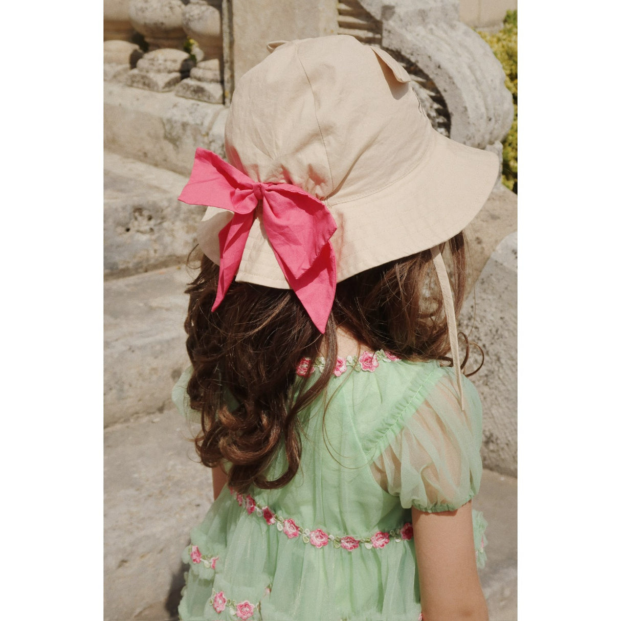 Konges Sløjd Creme Brulee Verbena Rosett Kitty Solhatt