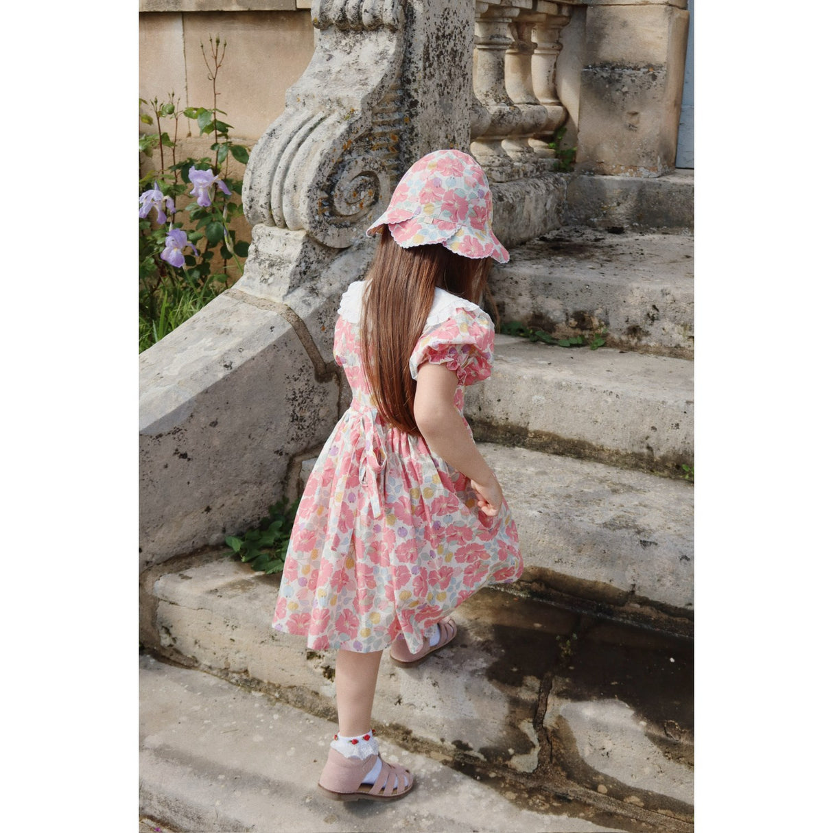 Konges Sløjd Fleur Anglaise Coeur Krage Klänning Gots