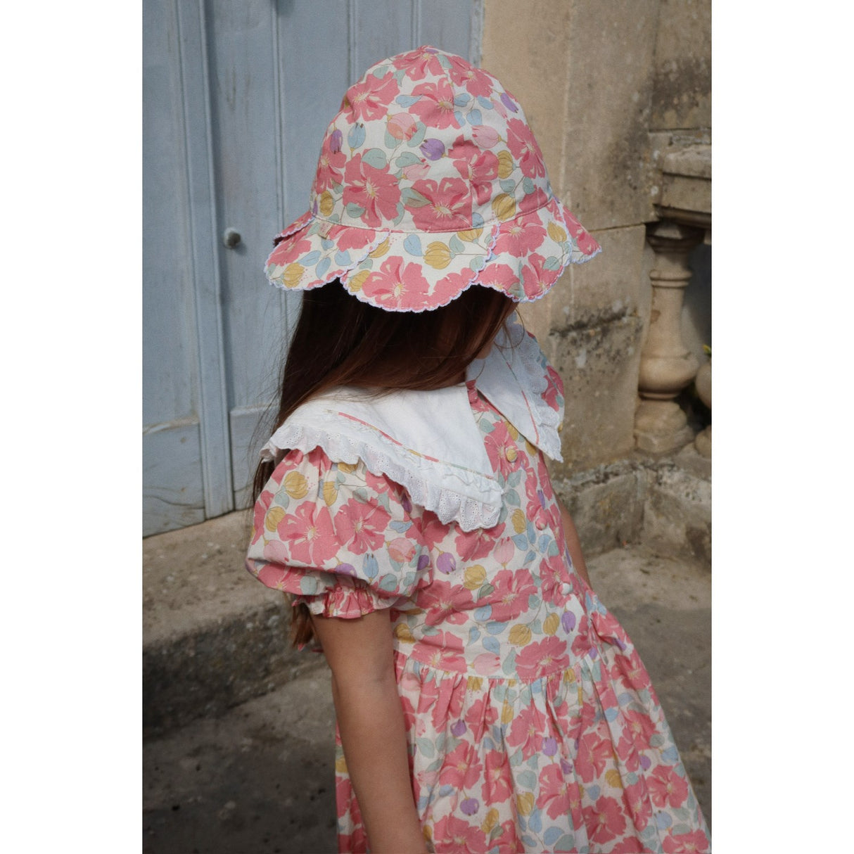 Konges Sløjd Fleur Anglaise Coeur Krage Klänning Gots