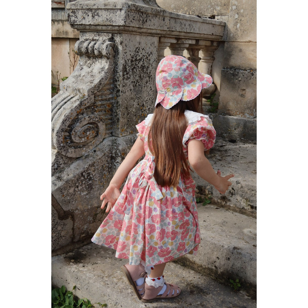 Konges Sløjd Fleur Anglaise Coeur Krage Klänning Gots