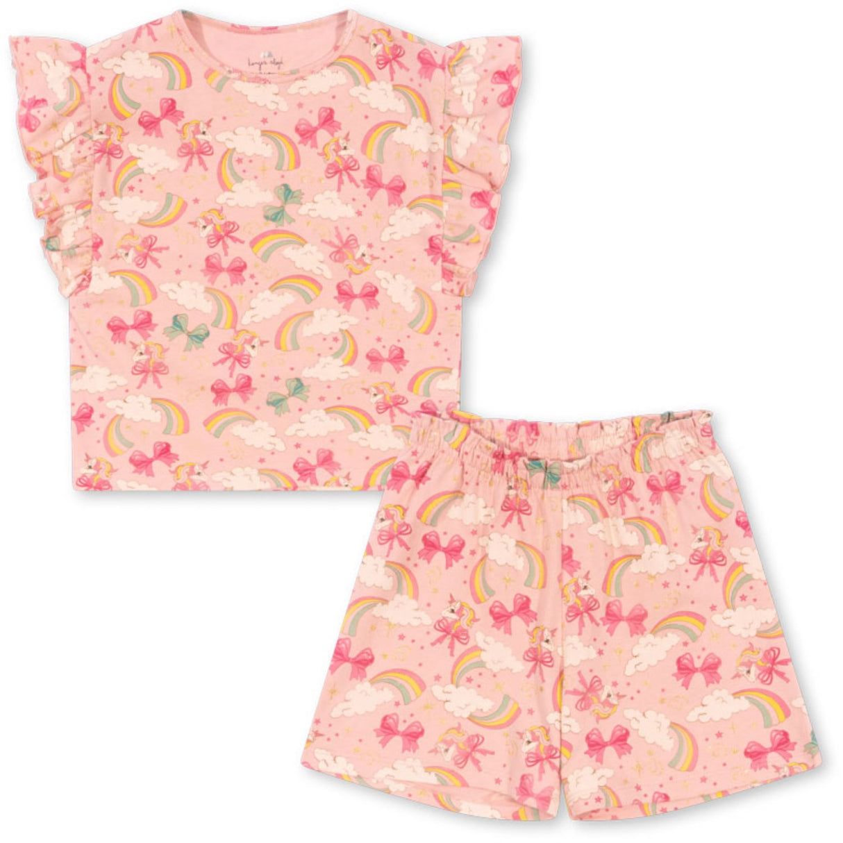 Konges Sløjd Rainbow Rosett Lin Frill Set Gots