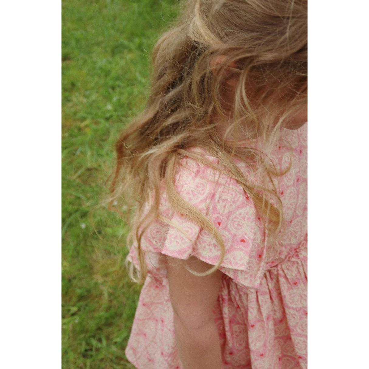 Konges Sløjd Lacy Pink Ava Rosett Klänning Gots