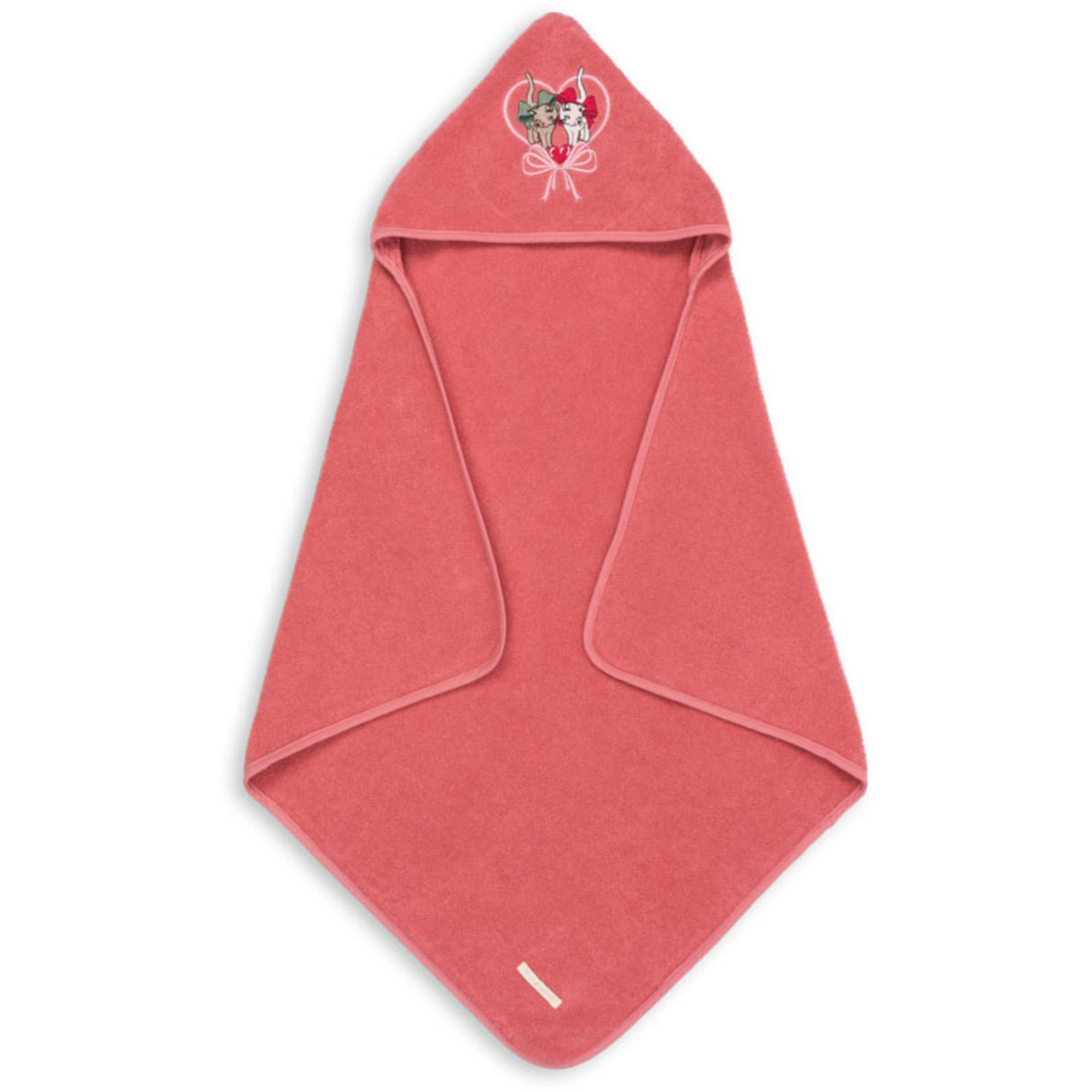 Konges Sløjd Flamingo Plume Terry Handduk Embroidery Gots