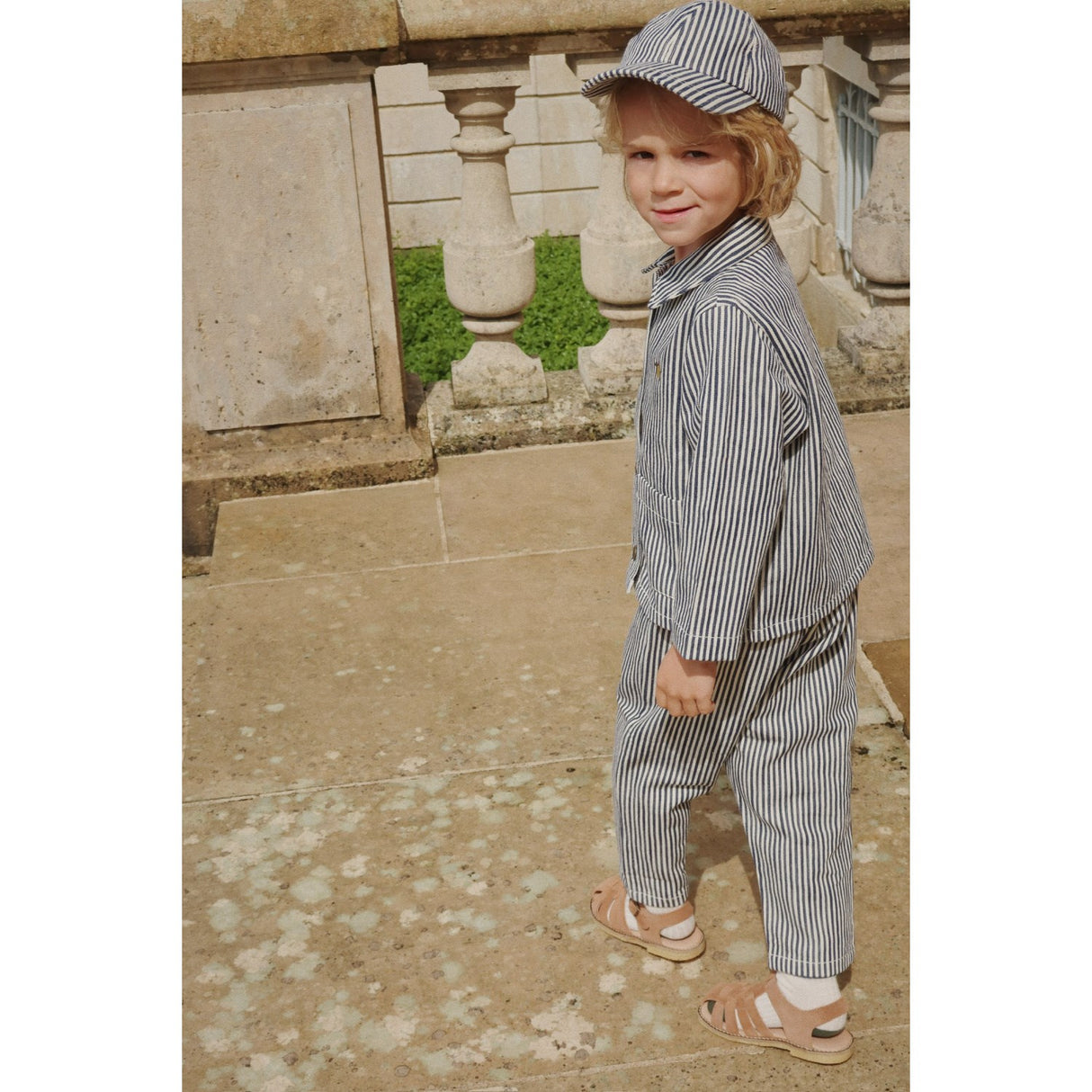 Konges Sløjd Naval Stripe Fender Keps Gots