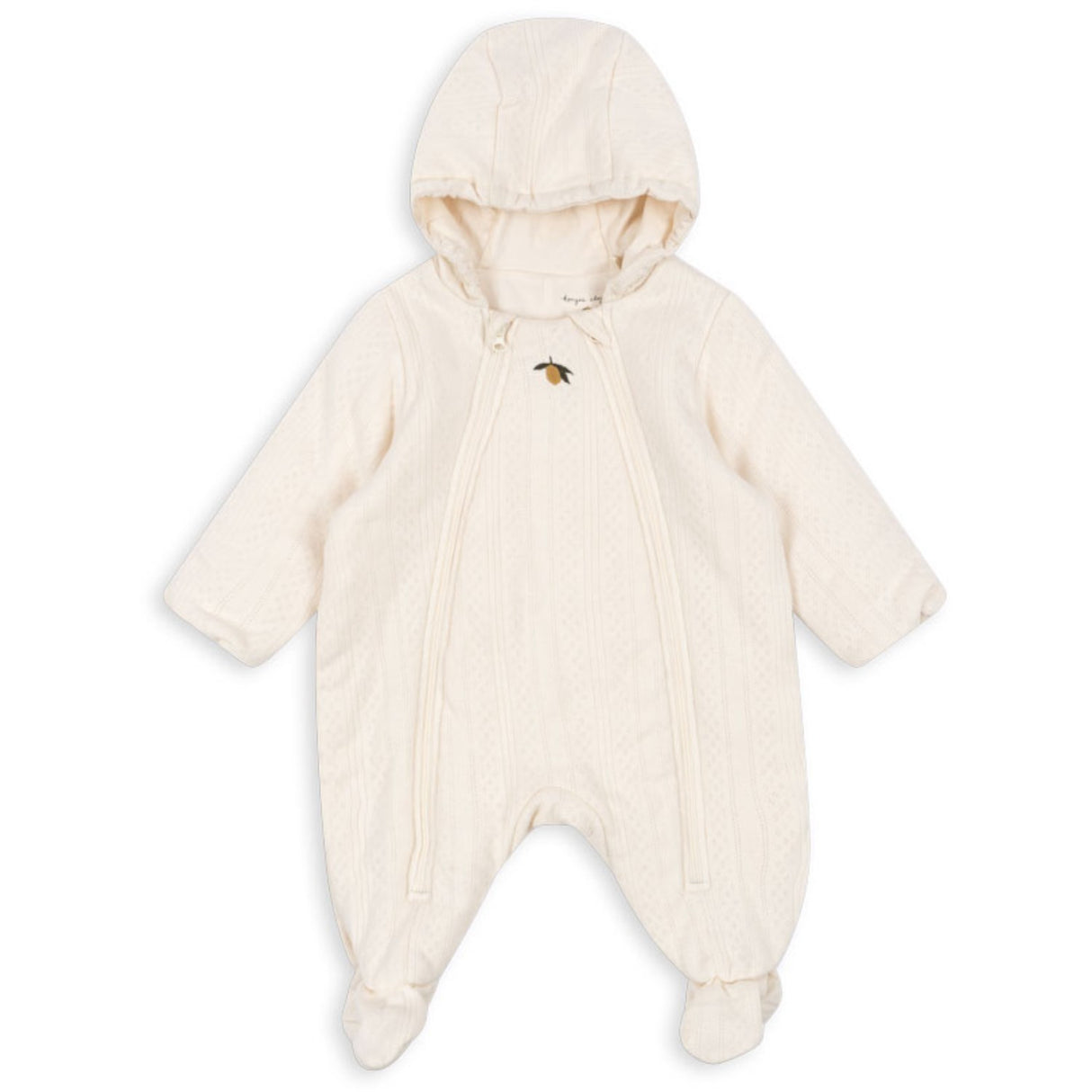 Konges Sløjd Antique White Minna Quiltad Onesie