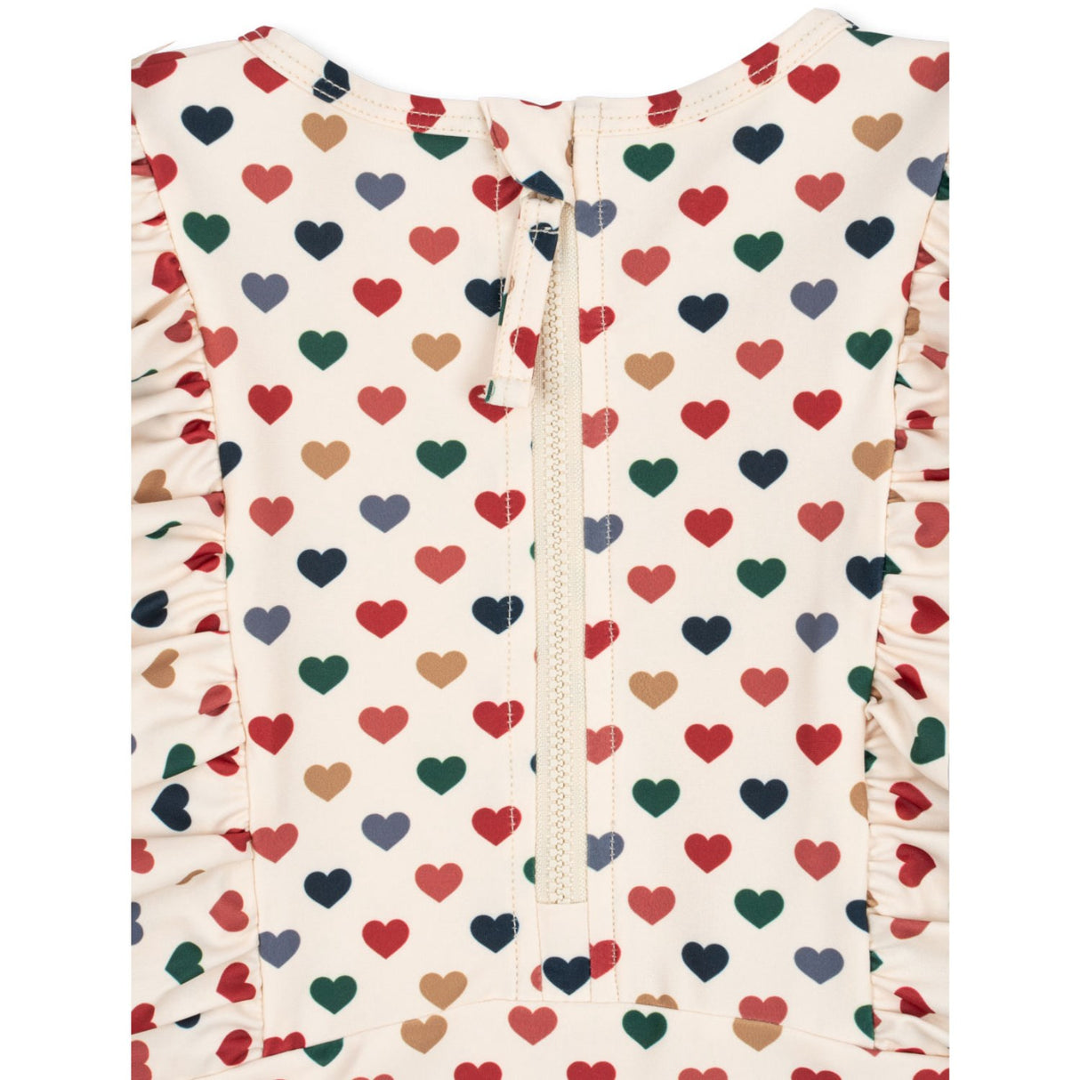 Konges Sløjd Coeur Coloré Manuca Frill Onesie Grs