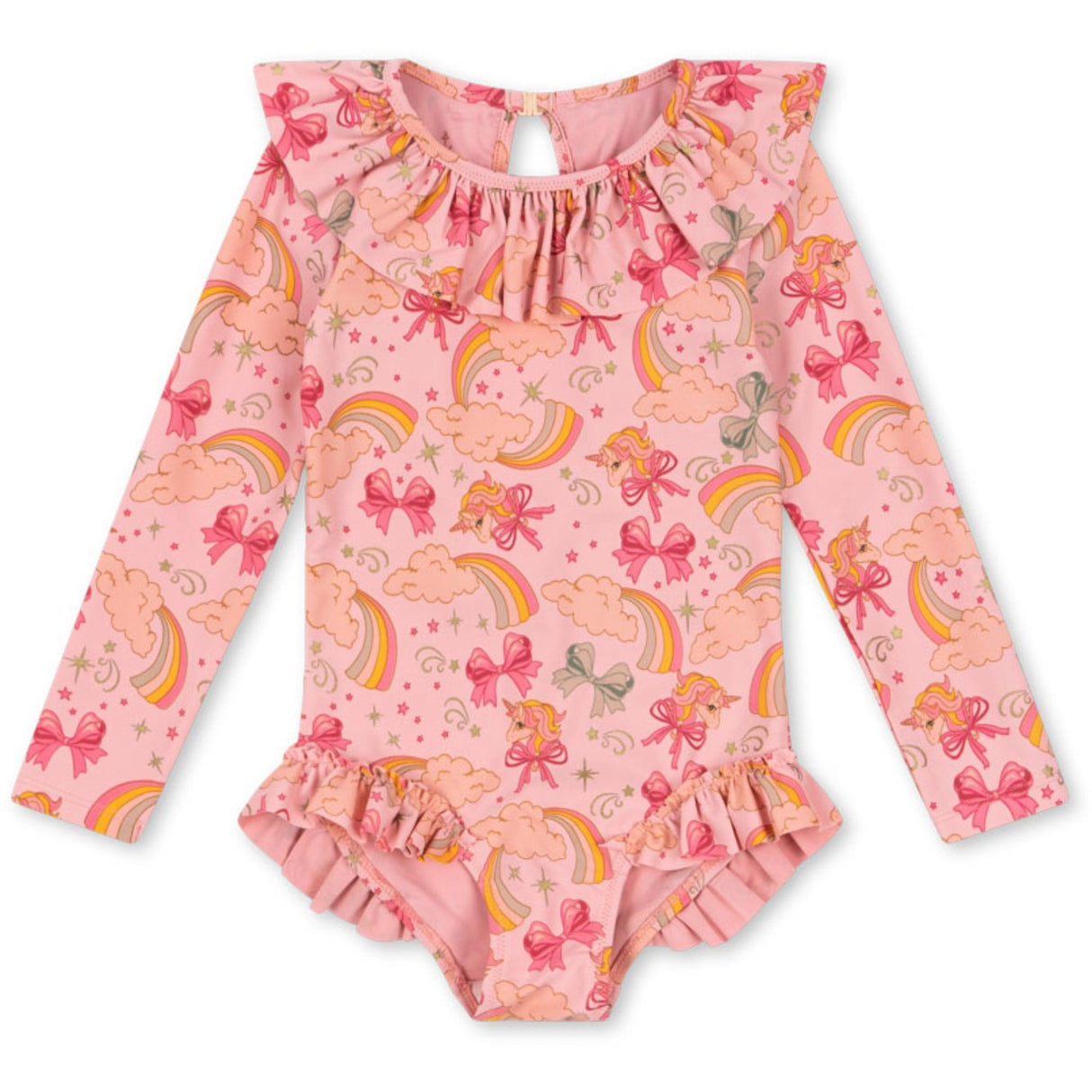 Konges Sløjd Rainbow Rosett Manuca Ls Baddräkt Grs