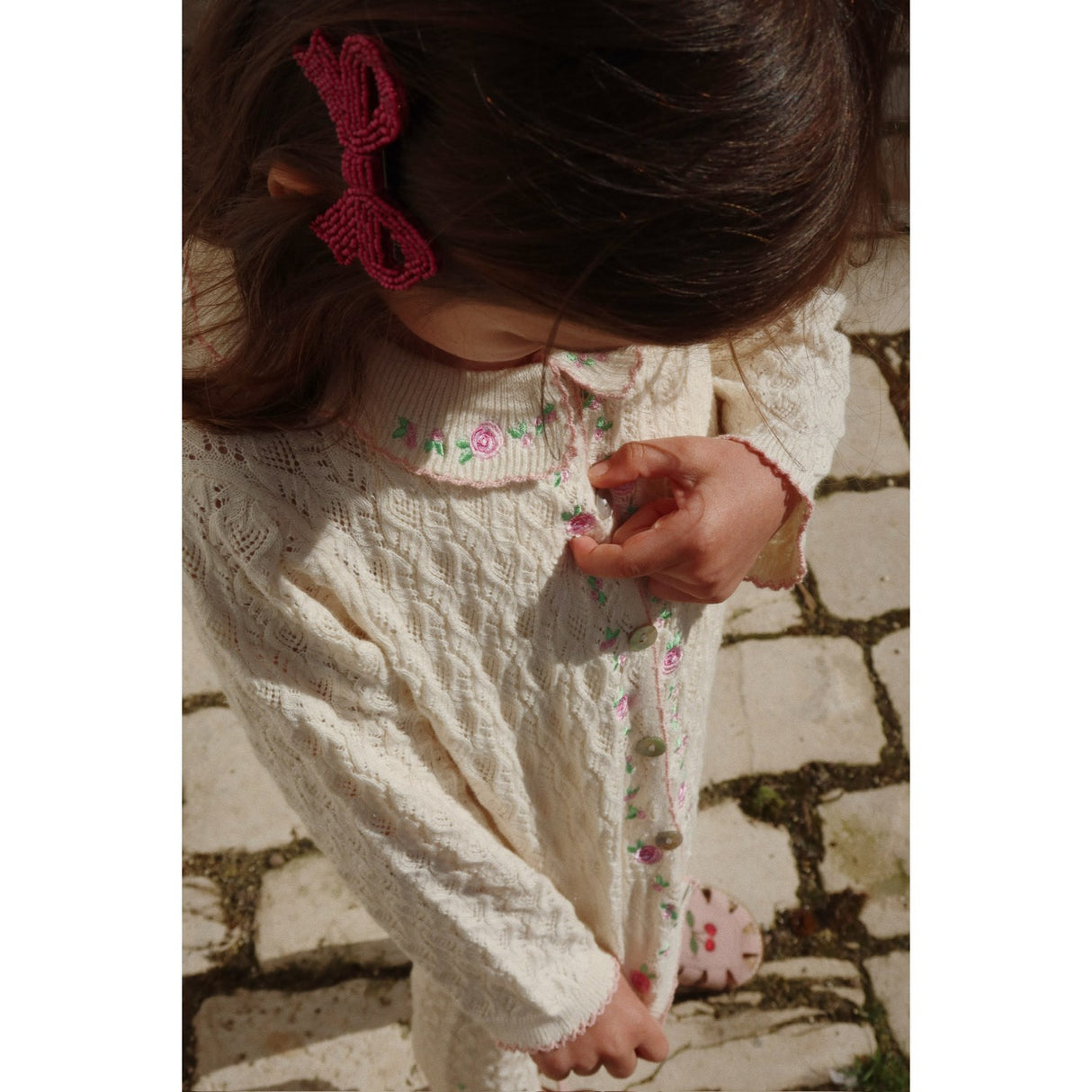 Konges Sløjd Cream Off White Rosier Cardigan