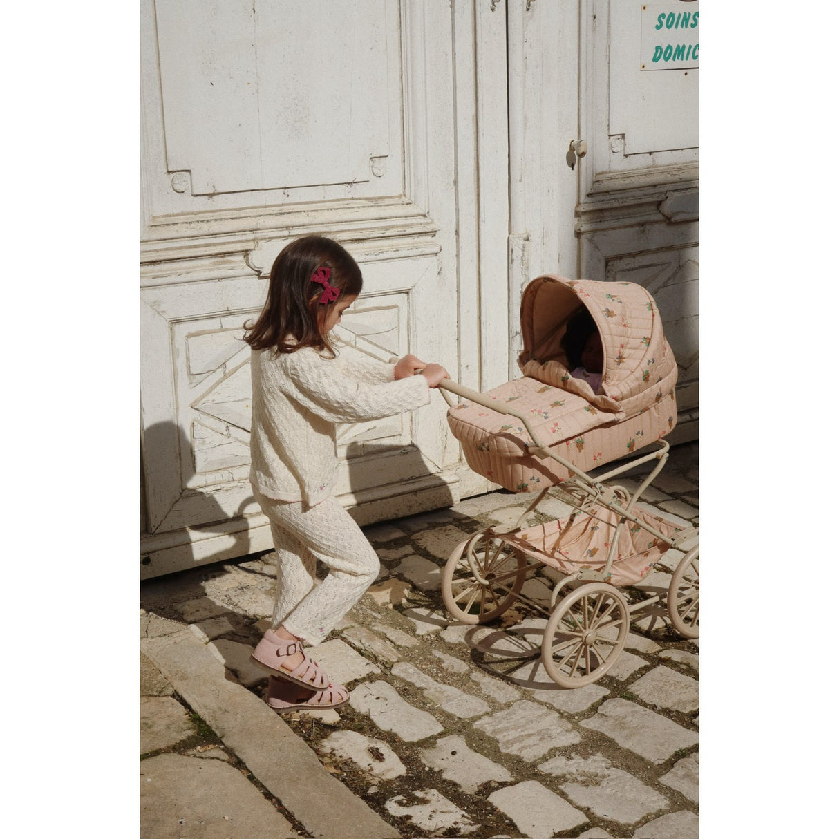 Konges Sløjd Cream Off White Rosier Byxor