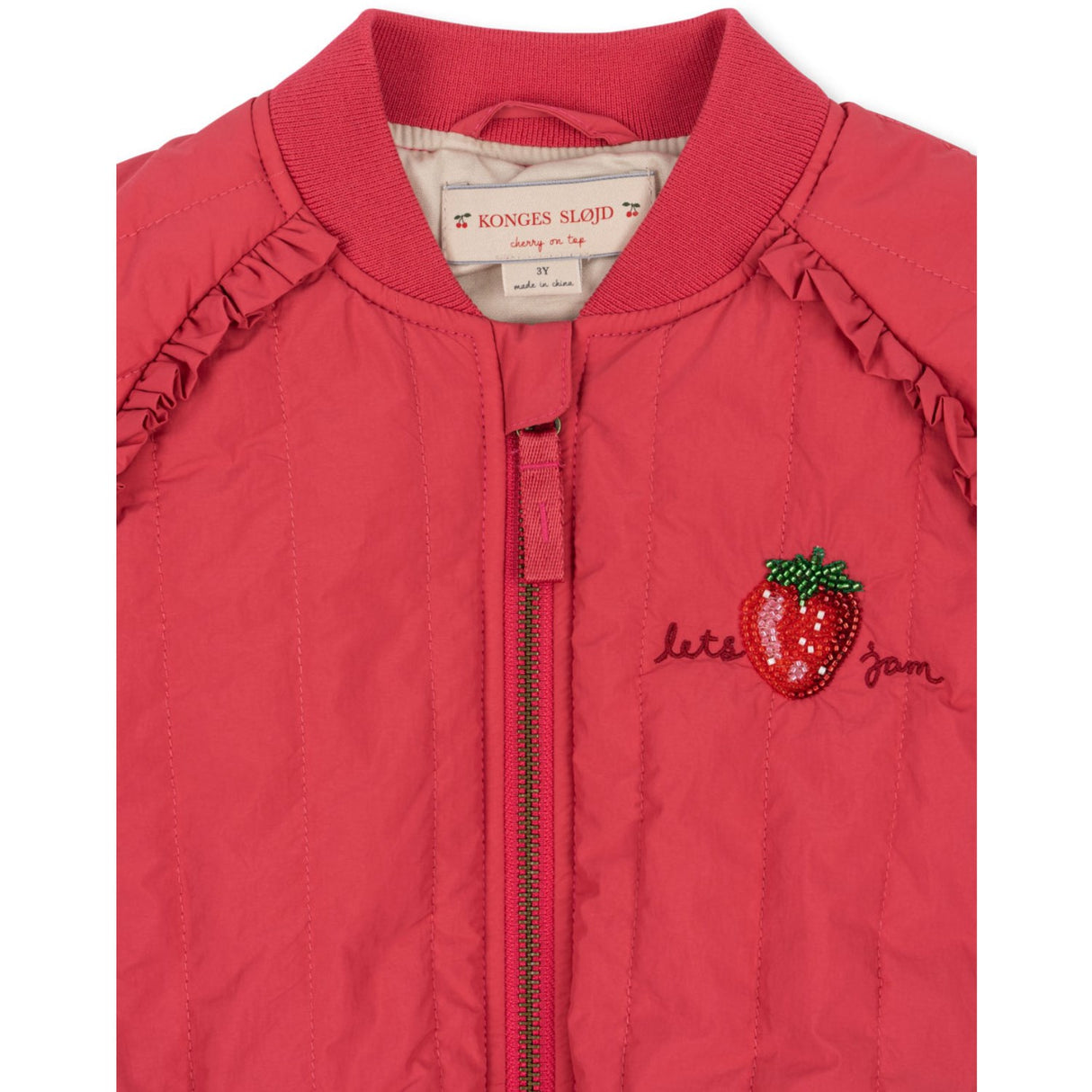 Konges Sløjd Raspberry Wine Juno Sparkle Bomberjacka