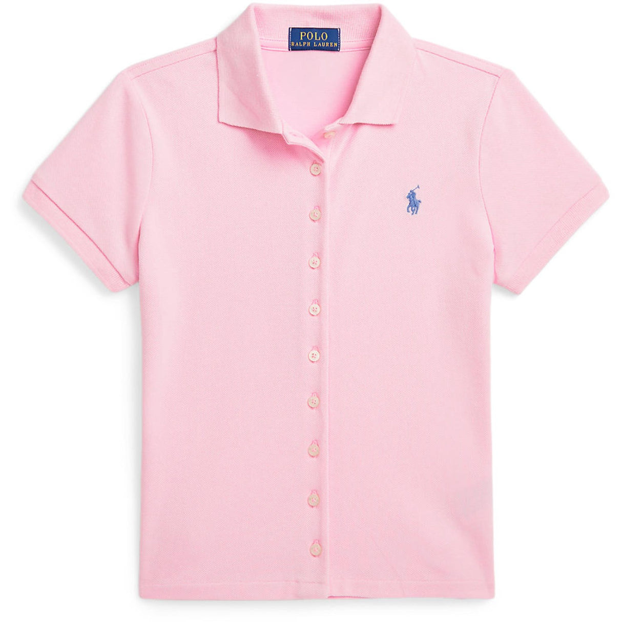 Polo Ralph Lauren Carmel Pink/Harbor Island Blue Girl Pikétröja Skjorta