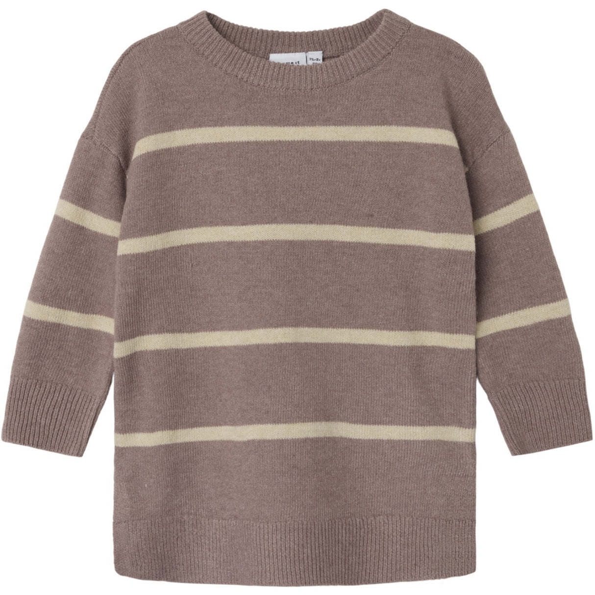 Name It Peppercorn Odett Boxy Stickad Klänning