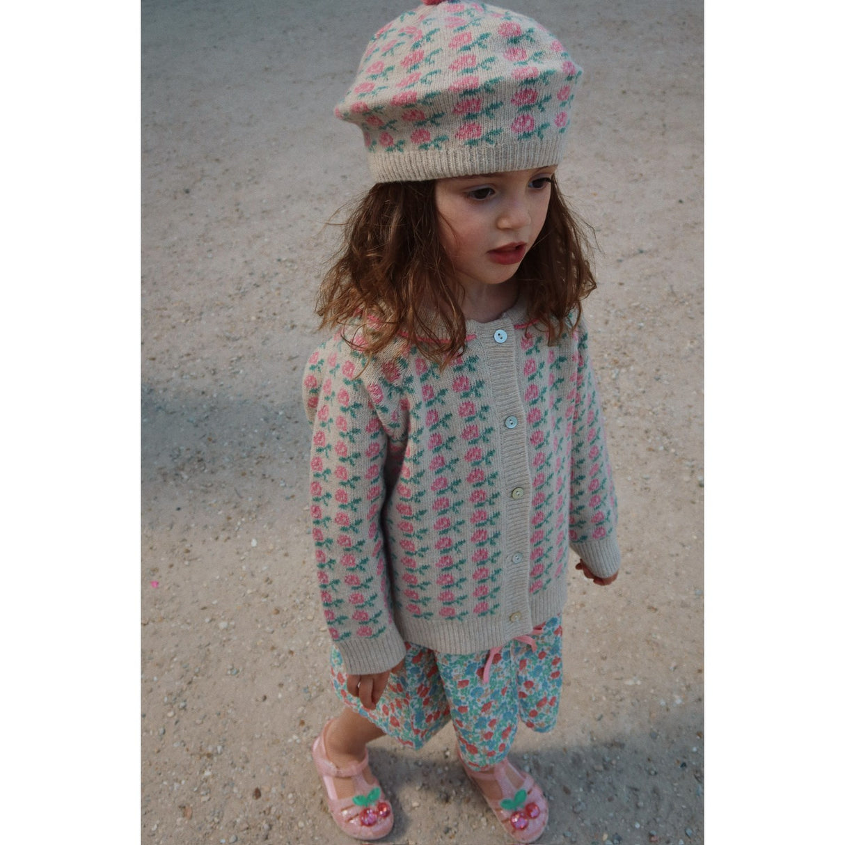 Konges Sløjd Rose Belou Stickad Beret