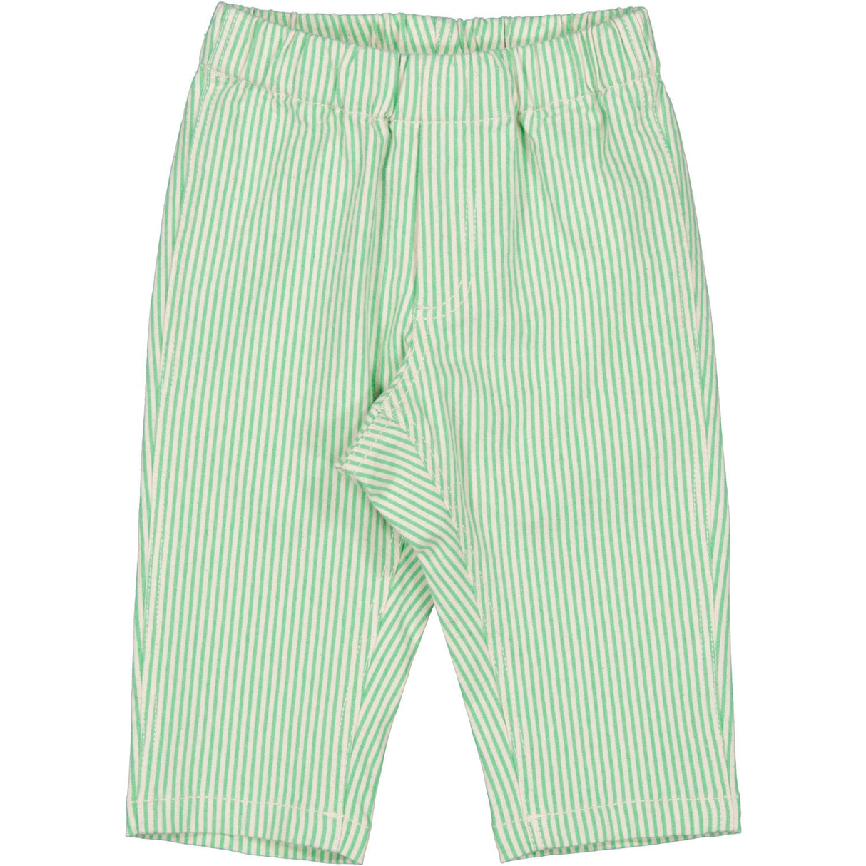 MarMar Soft Denim Cale Green Stripe Polle Byxor