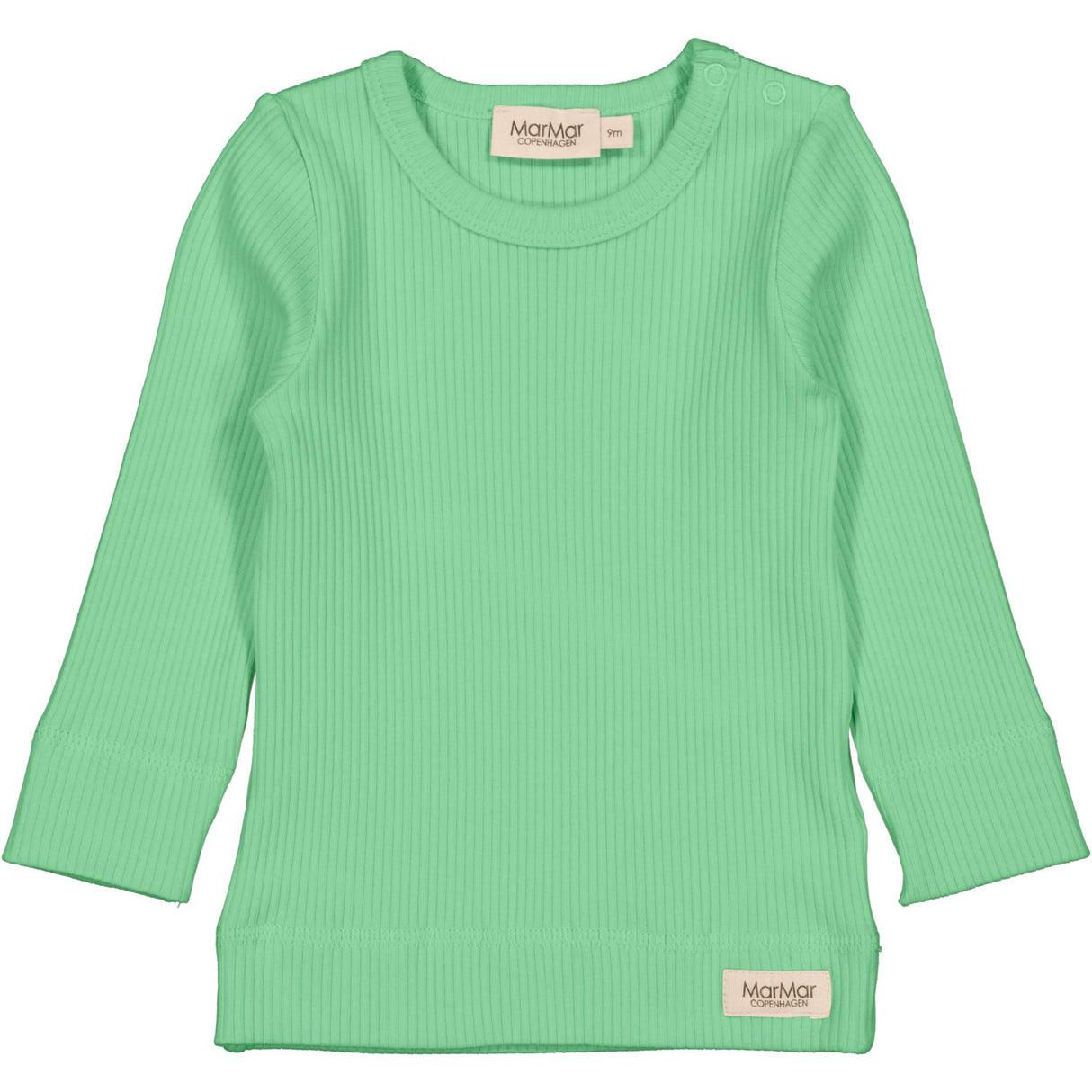 MarMar Modal Cale Green Plain Blus