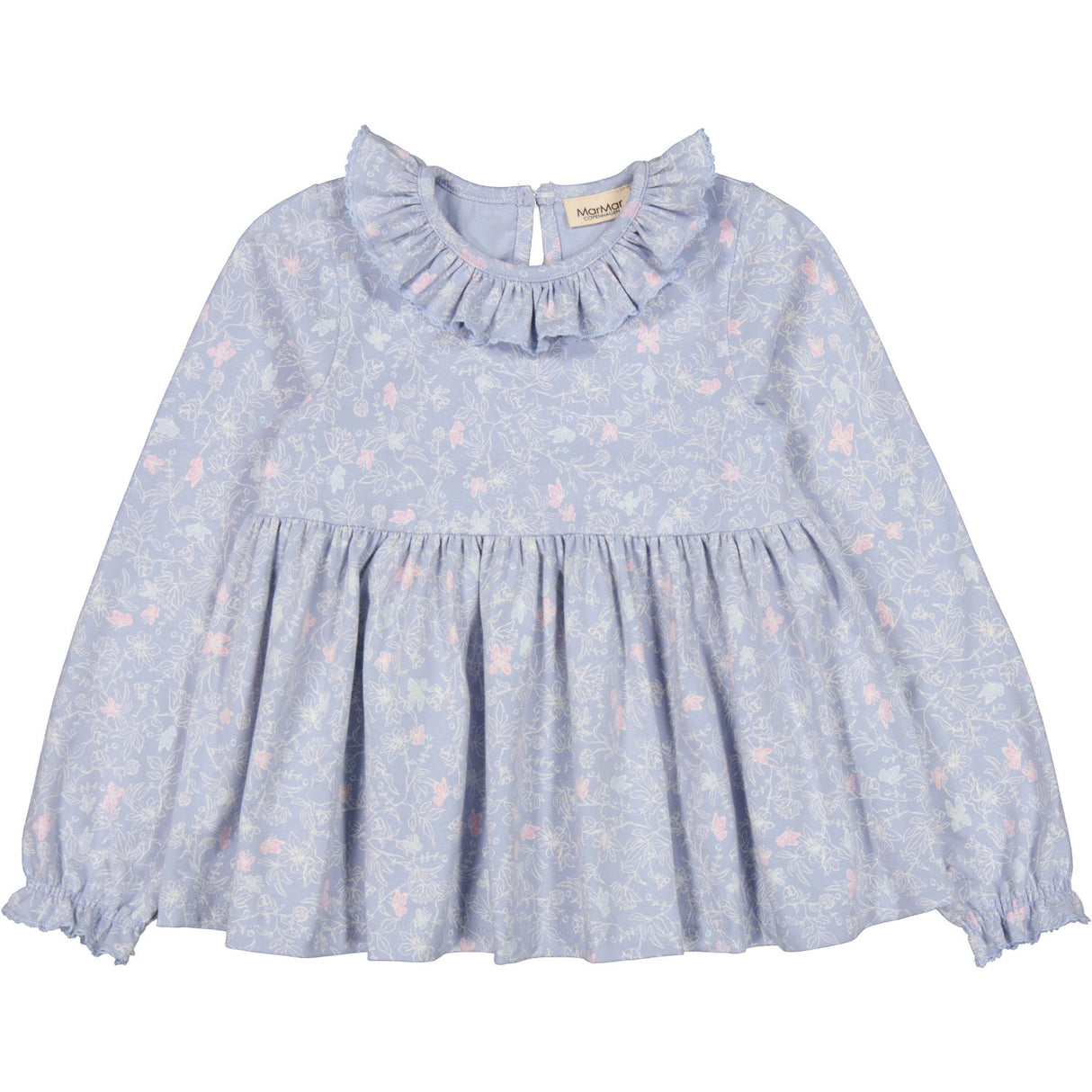 MarMar Jersey Print Butterfly Meadow Tinnie Skjorta