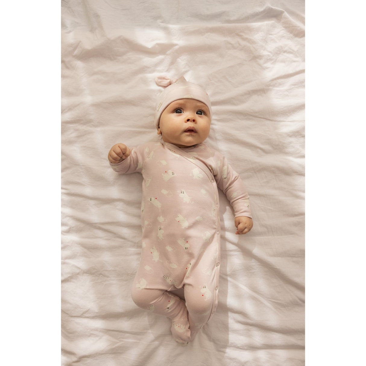 MarMar New Born Modal Smooth Print Rose Moomin Aiki Mössa